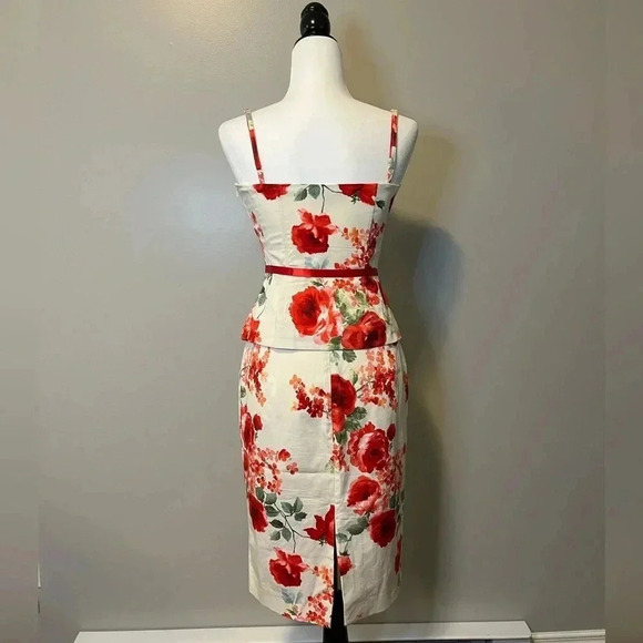 Coast Floral Print Coset Top & Pencil Skirt Set - Picture 7 of 15